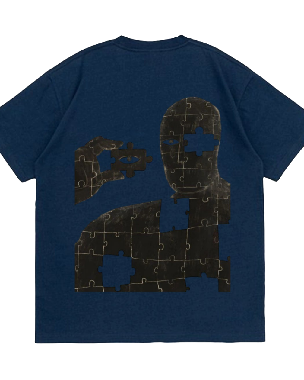 Streetwear Aesthetic Blue Tshirt