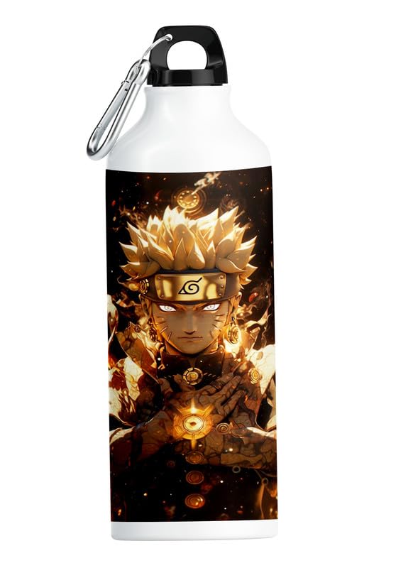 Naruto Sipper Itachi Sipper Water Bottle for Boys & GILR Birthday Gift Aluminium 600ml School Water Bottle