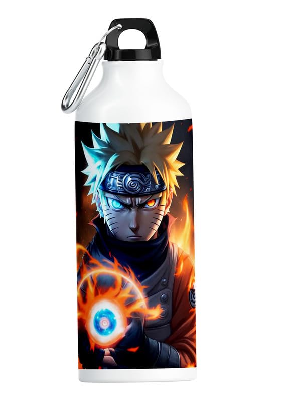 Naruto Sipper Itachi Sipper Water Bottle for Boys & GILR Birthday Gift Aluminium 600ml School Water Bottle Pack