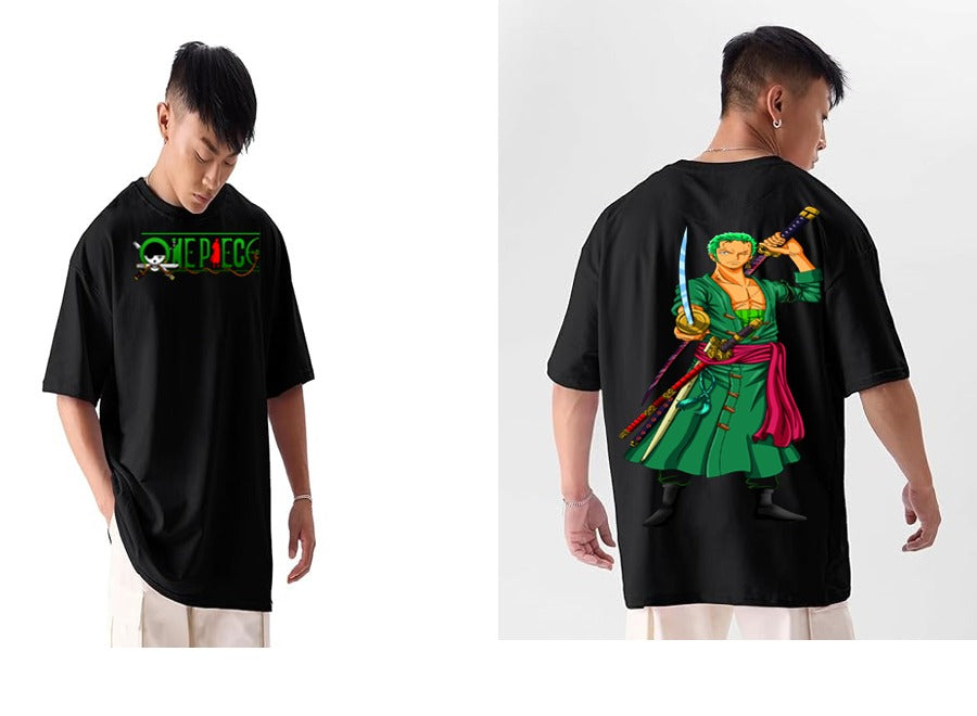 Zoro onepiece graphic baggy T shirt