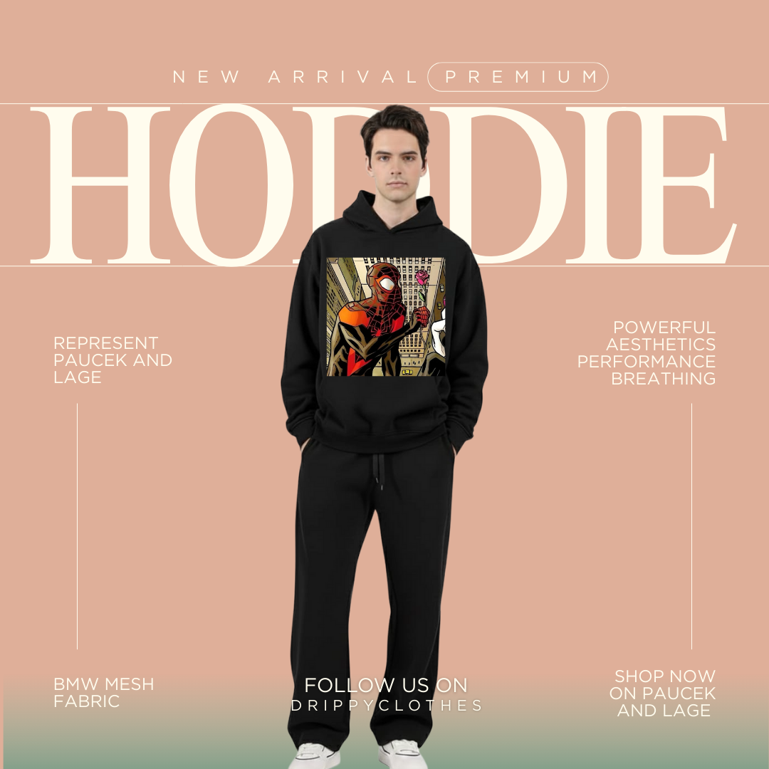 🕸️ Spider-Man Couple Hoodie | Matching Marvel Lovers Hoodie 🕷️