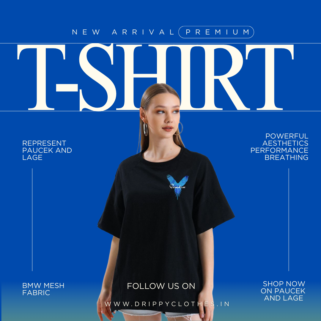 Paradise Oversized Printed T-shirt – Cool &amp; Casual Streetwear