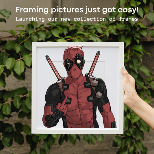 DEAD POOL FRAME 12*16