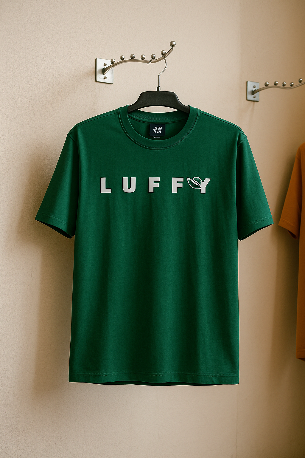 Luffy Printed T-Shirt (Green)